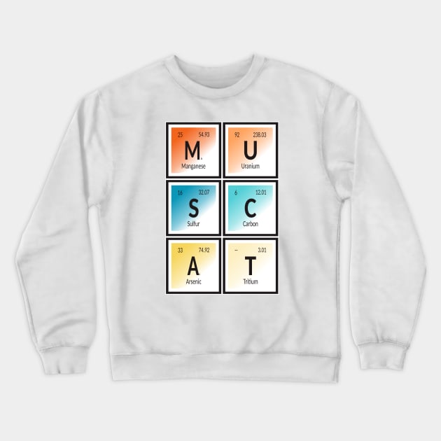 Muscat City | Periodic Table Crewneck Sweatshirt by Maozva-DSGN